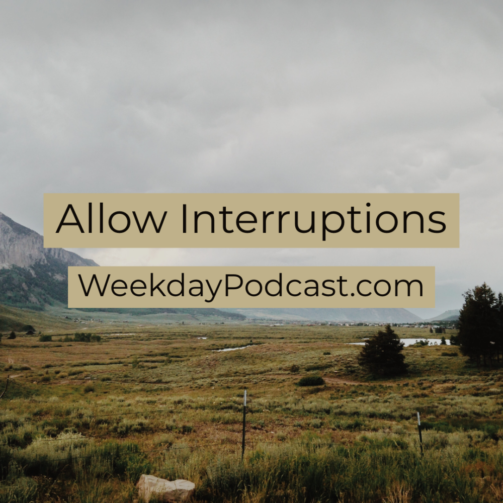 Allow Interruptions