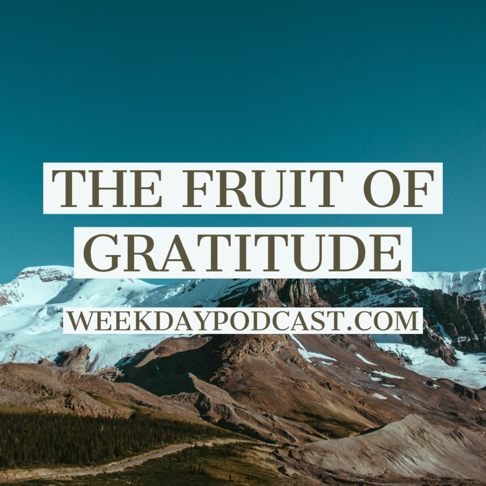 The Fruit of Gratitude