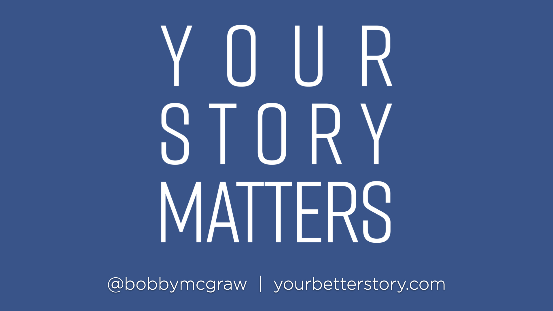 Your Story Matters - Week 3 Image
